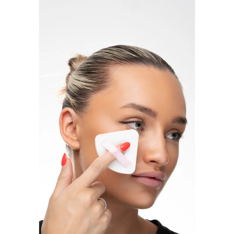 Brushworks Triangular Powder Puff Duo pěnový aplikátor na make-up