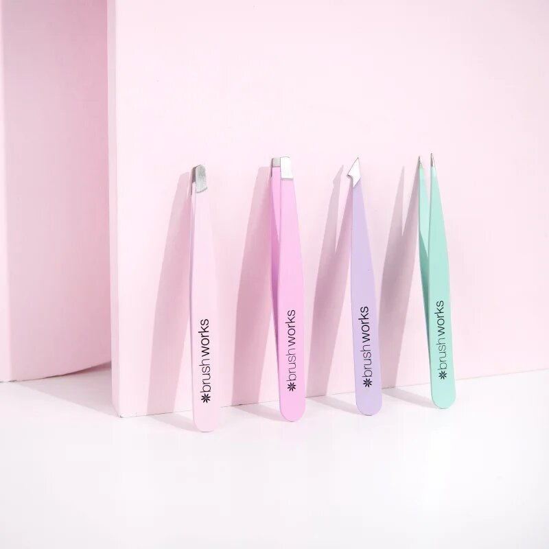 Brushworks Tweezer Set Pastel sada pinzet