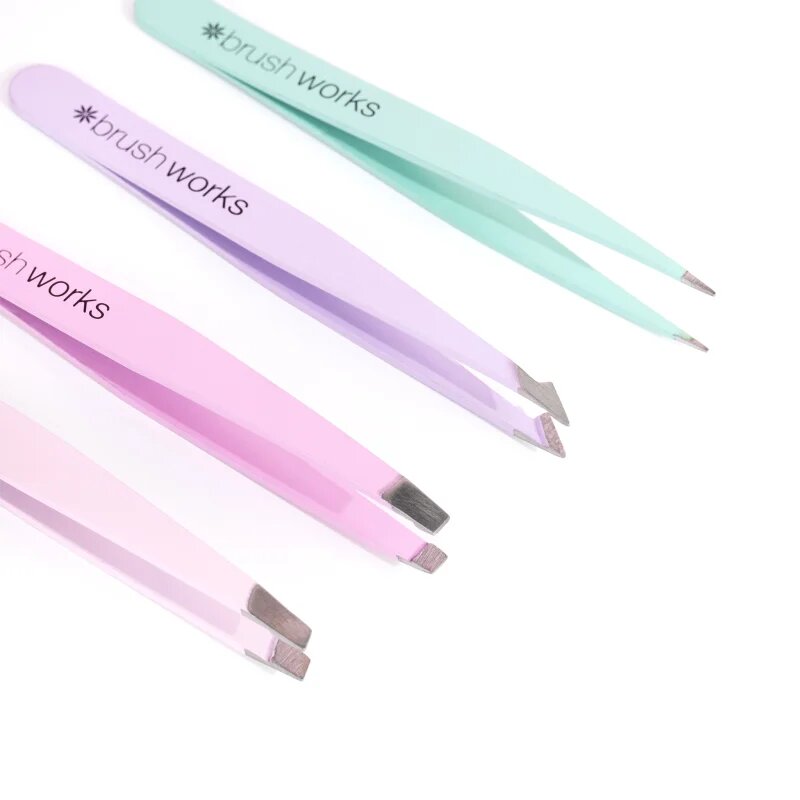 Brushworks Tweezer Set Pastel sada pinzet