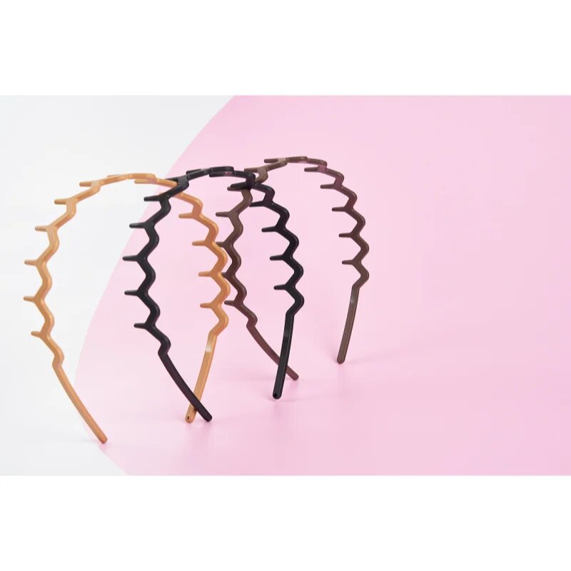 Brushworks Zig Zag Headbands čelenka do vlasů 3 ks