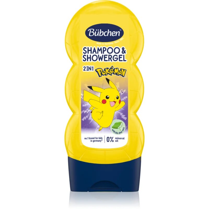 Bübchen Shampoo & Shower Gel Pokémon šampon a sprchový gel pro děti 230 ml