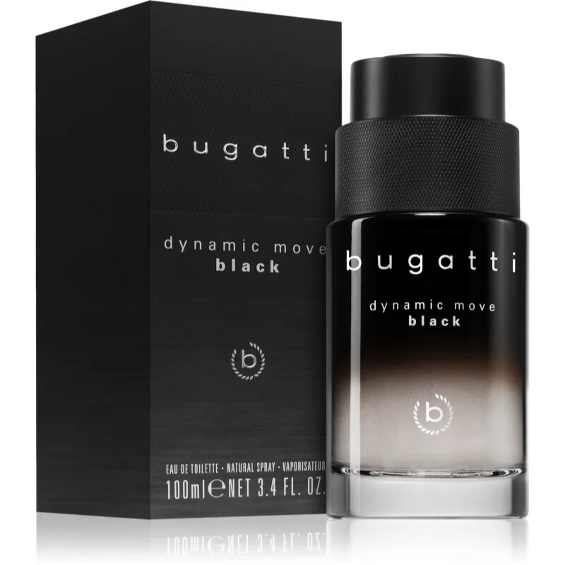 Bugatti Dynamic Move Black toaletní voda pro muže 100 ml