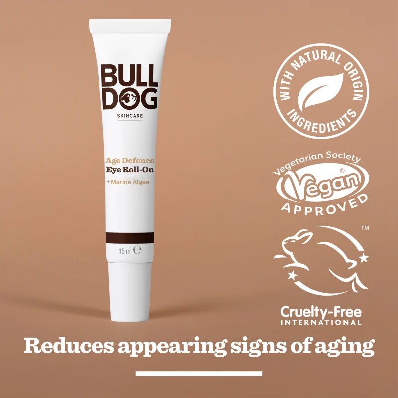 Bulldog Age Defence Eye Roll-On protivráskový krém na oční okolí pro muže 15 ml