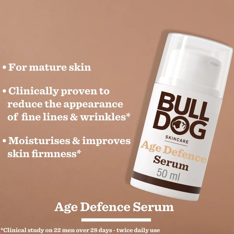 Bulldog Age Defence Serum sérum proti vráskám pro muže 50 ml