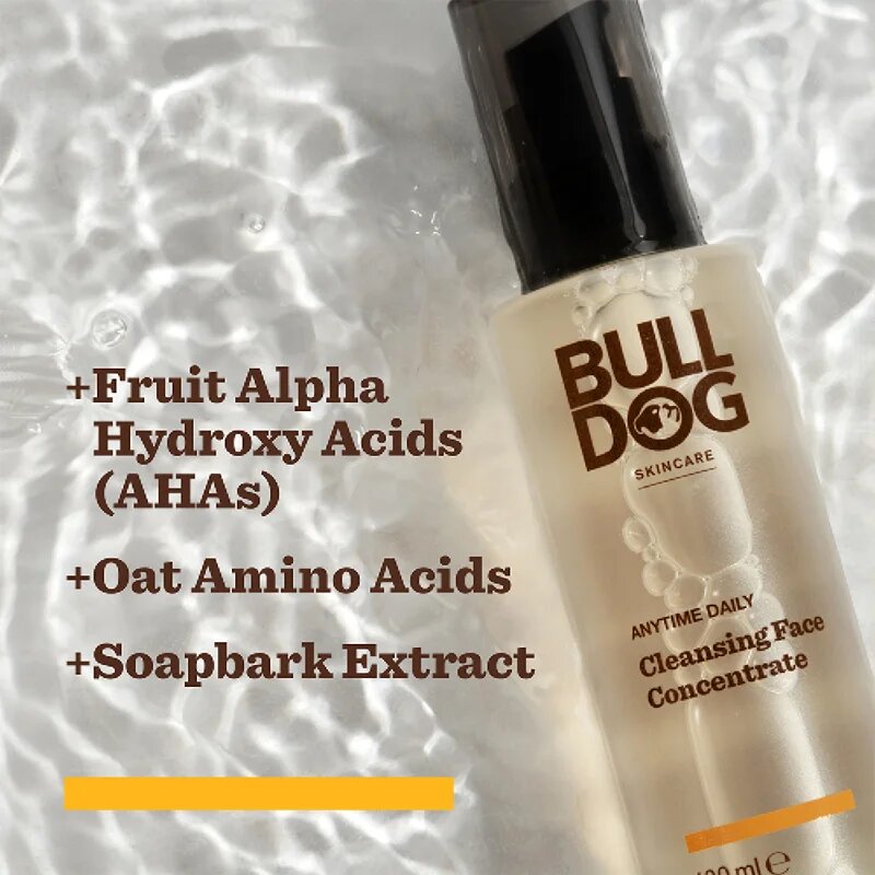 Bulldog Anytime Daily Cleansing Face Concentrate čisticí pleťové tonikum 100 ml