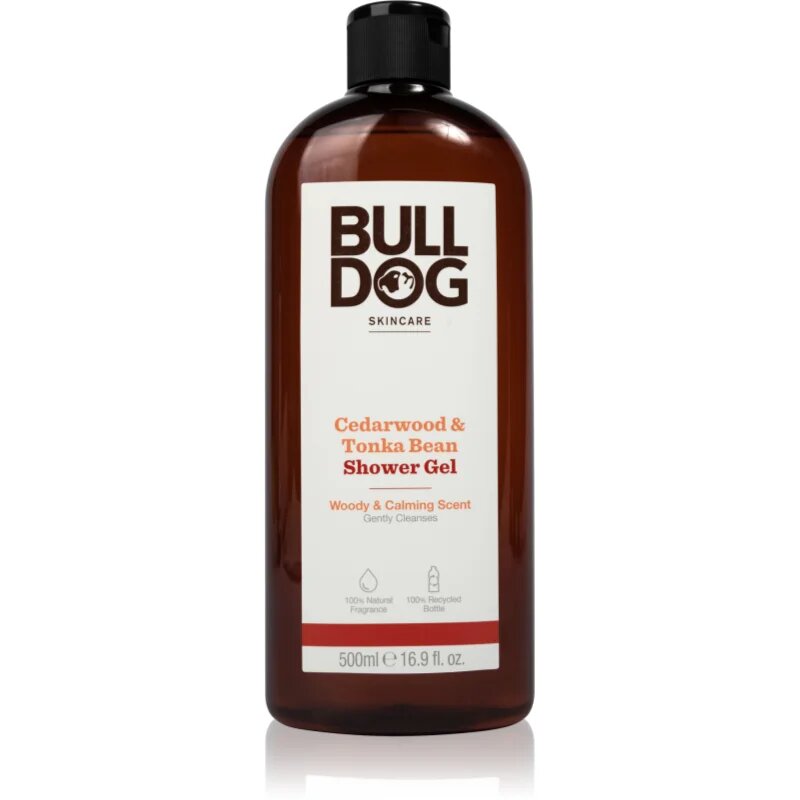 Bulldog Cedarwood & Tonka Bean sprchový gel pro muže 500 ml