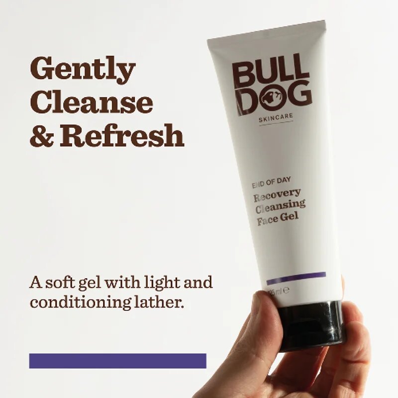 Bulldog End of Day Recovery Cleansing čisticí gel na obličej 125 ml