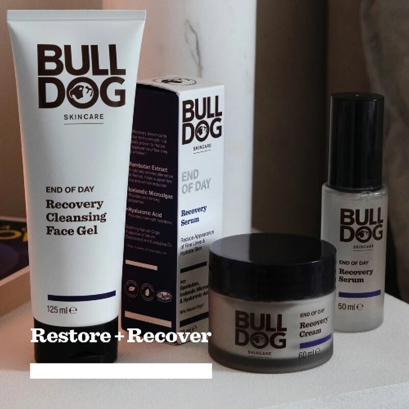 Bulldog End of Day Recovery Cleansing čisticí gel na obličej 125 ml