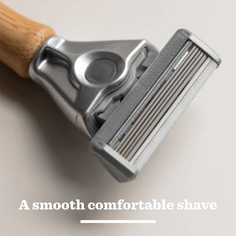Bulldog Original Bamboo Razor holicí strojek + náhradní břity 9 ks