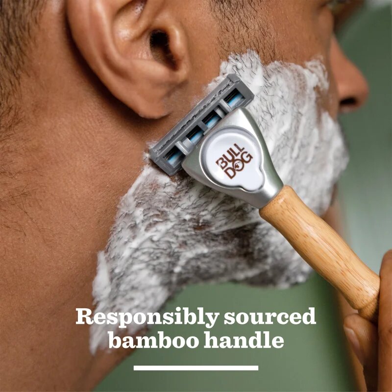 Bulldog Original Bamboo Razor holicí strojek + náhradní břity 9 ks