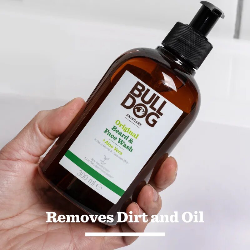 Bulldog Original Beard & Face Wash čisticí gel pro muže 2 v 1 300 ml