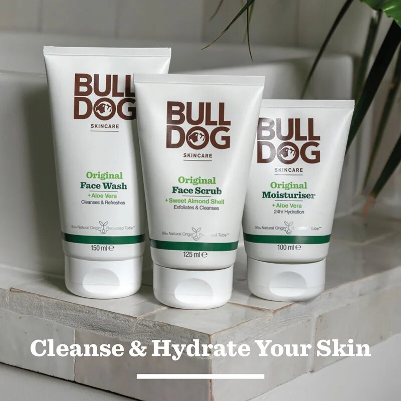 Bulldog Original Face Scrub čisticí pleťový peeling pro muže 125 ml