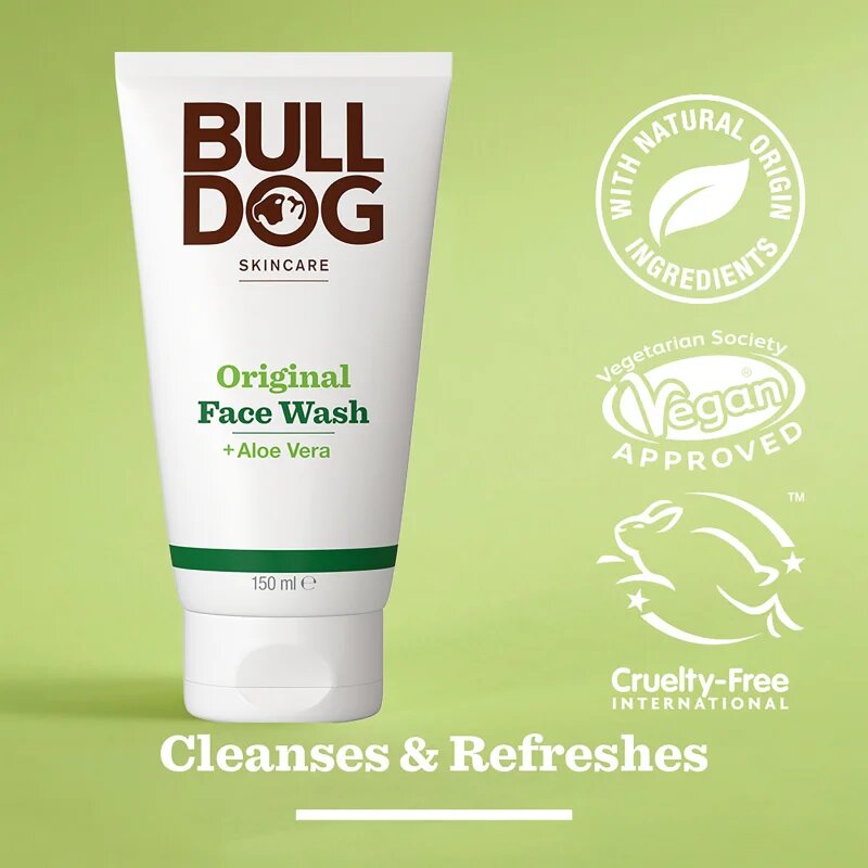Bulldog Original Face Wash čisticí gel na obličej 150 ml