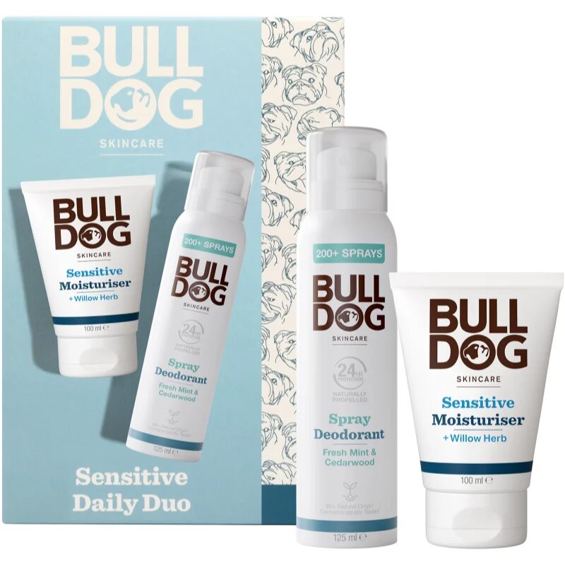 Bulldog Sensitive Duo dárková sada na tělo a obličej pro muže