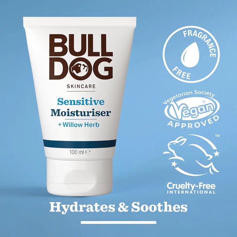 Bulldog Sensitive Moisturizer hydratační krém na obličej 100 ml
