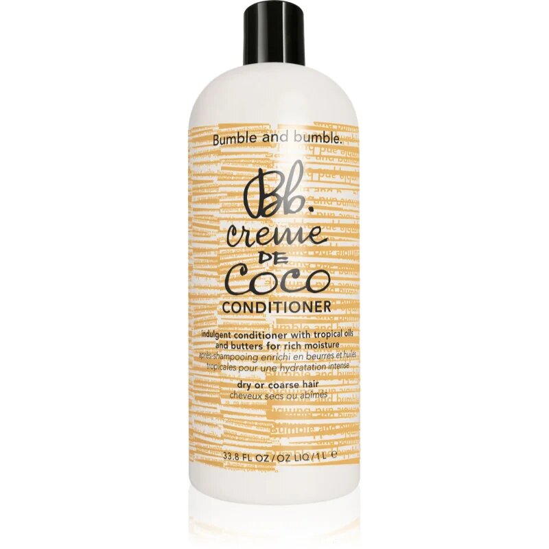 Bumble and bumble Creme De Coco Conditioner kondicionér pro uhlazení nepoddajných a krepatých vlasů 1000 ml