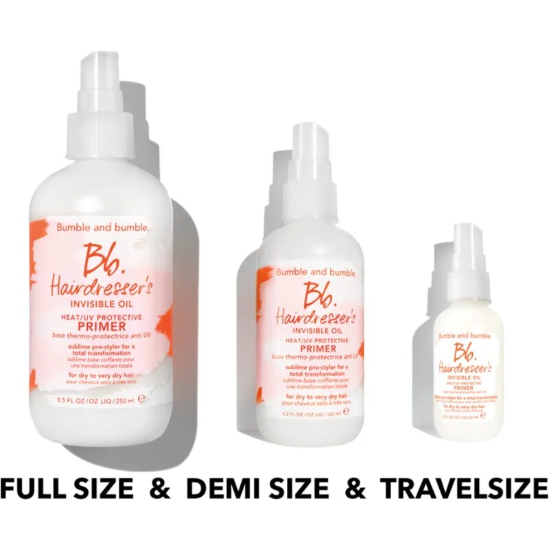 Bumble and bumble Hairdresser's Invisible Oil Heat/UV Protective Primer přípravný sprej pro dokonalý vzhled vlasů 250 ml