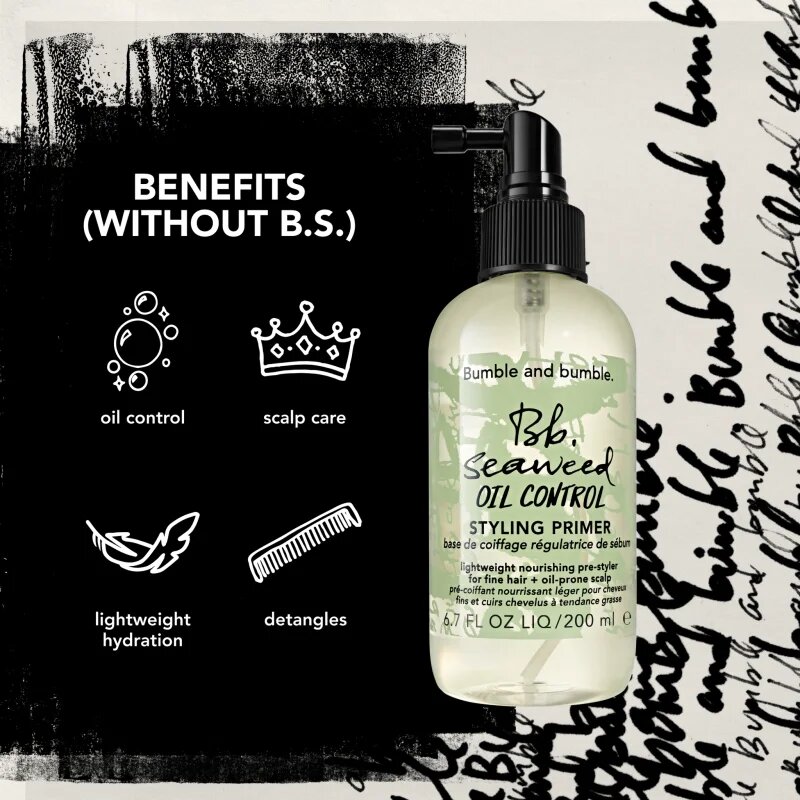 Bumble and bumble Seaweed Oil Control Styling Primer přípravný sprej pro mastné vlasy 200 ml
