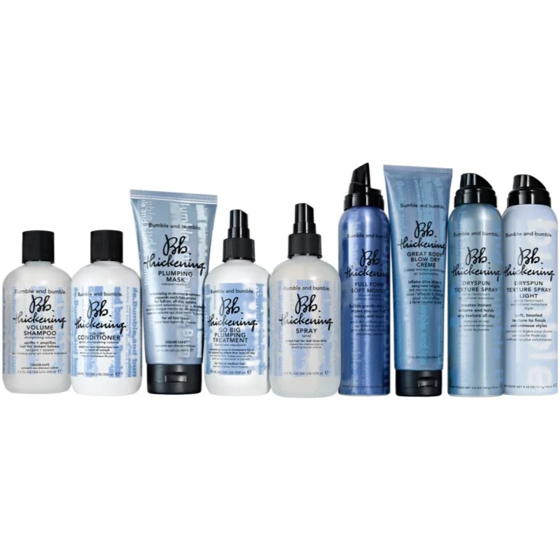 Bumble and bumble Thickening Go Big Plumping Treatment objemový sprej na fénování a závěrečnou úpravu vlasů 250 ml