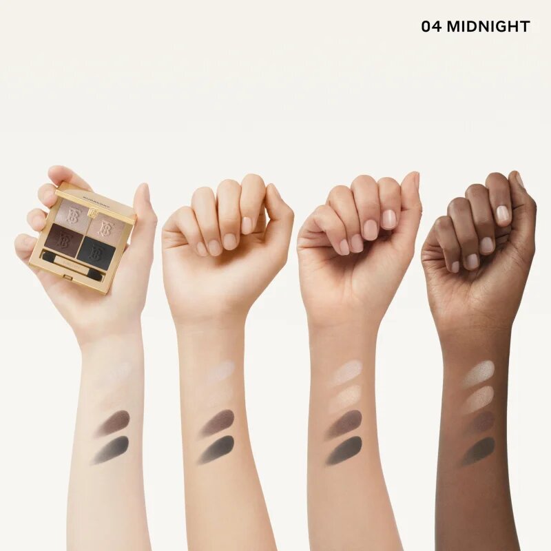 Burberry Eyequads Palette paletka očních stínů odstín 04 Midnight Eye 4.7 g