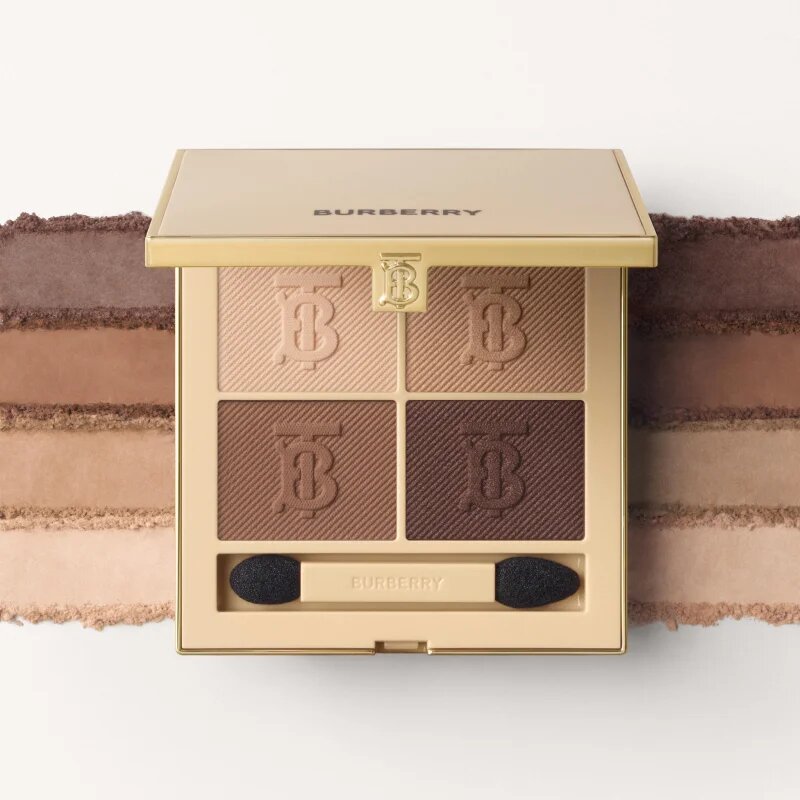 Burberry Eyequads Palette paletka očních stínů odstín Dusty Caramel Eye 02 4.7 g