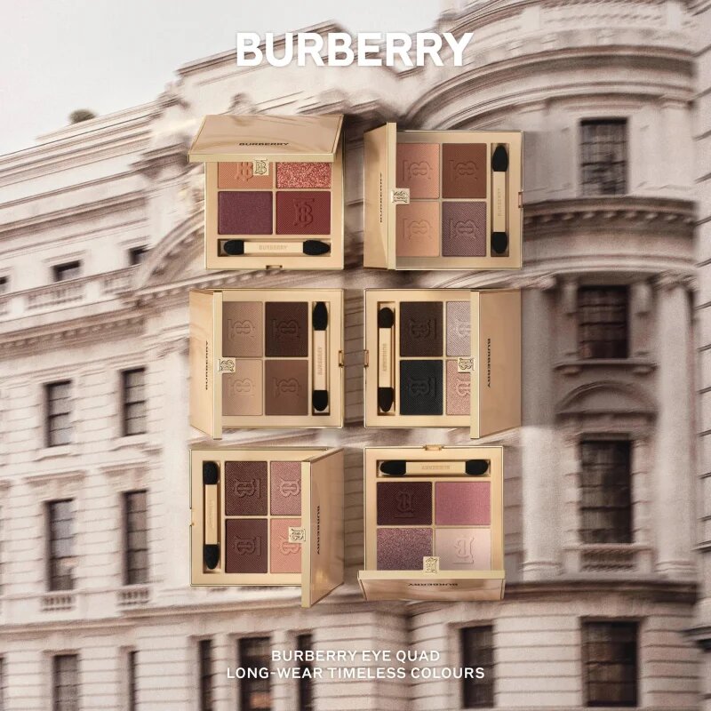 Burberry Eyequads Palette paletka očních stínů odstín Dusty Caramel Eye 02 4.7 g
