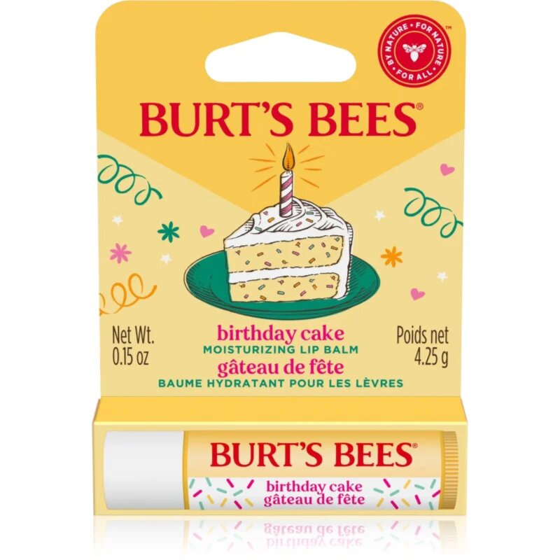Burt’s Bees Birthday Cake balzám na rty s včelím voskem příchuť Vanilla Cake 4.25 g