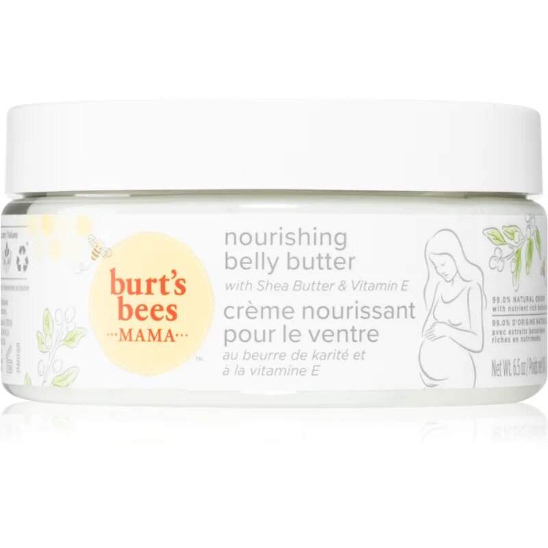 Burt’s Bees Mama Bee vyživující tělové máslo na břicho a pas 185 g