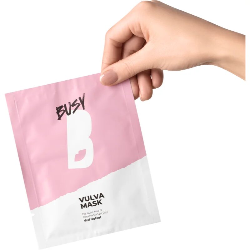 BusyB Vivi Velvet Vulva Mask maska na intimní partie 1 ks