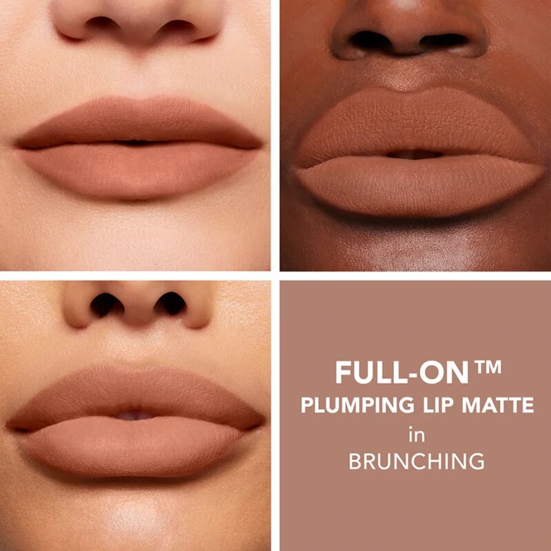 Buxom FULL-ON™ PLUMPING LIP MATTE lehká tekutá matná rtěnka odstín Brunching 42 ml