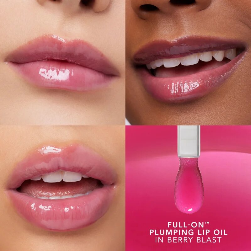 Buxom FULL ON™ PLUMPING LIP OIL lesk pro hydrataci a objem rtů odstín Berry Blast 5.5 ml