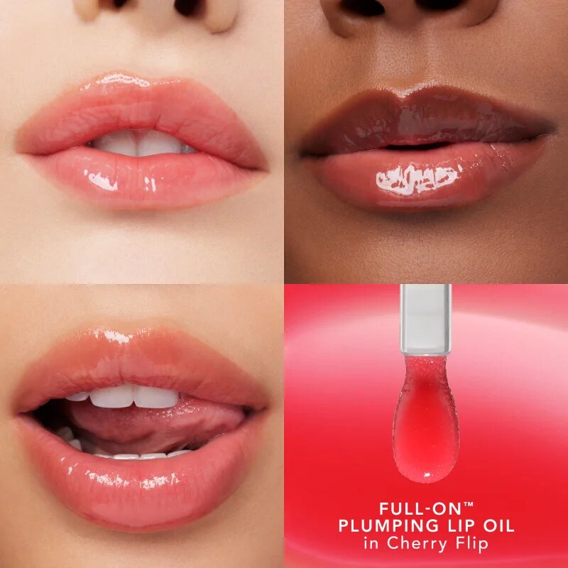 Buxom FULL ON™ PLUMPING LIP OIL lesk pro hydrataci a objem rtů odstín Cherry Flip 5.5 ml