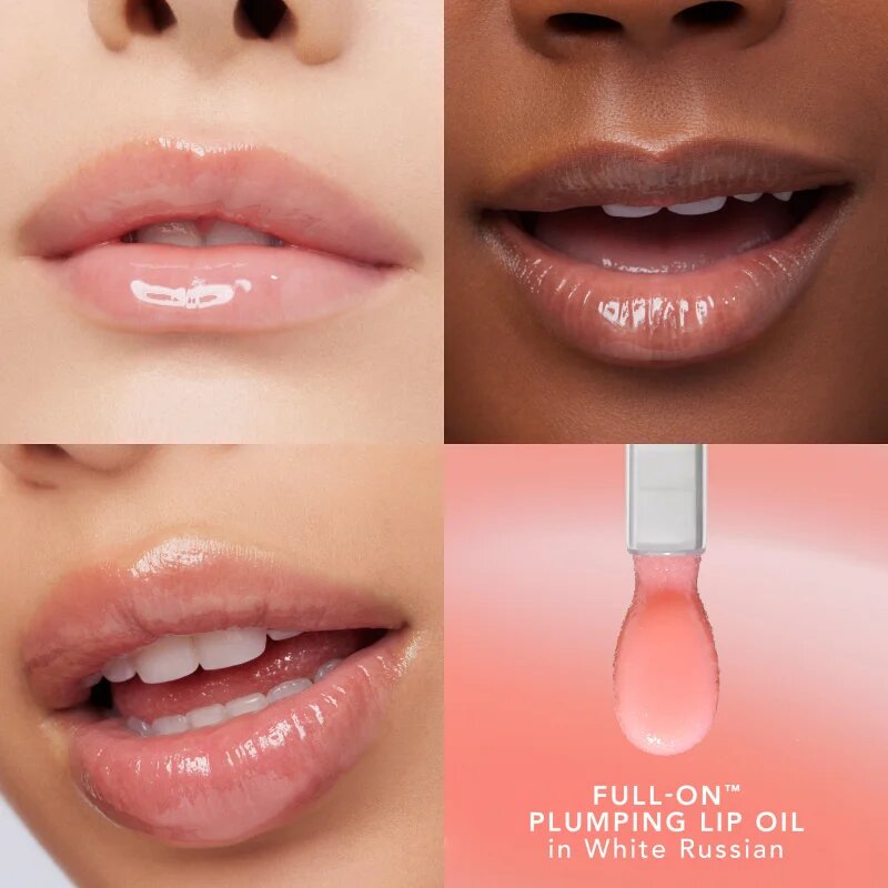 Buxom FULL ON™ PLUMPING LIP OIL lesk pro hydrataci a objem rtů odstín White Russian 5.5 ml