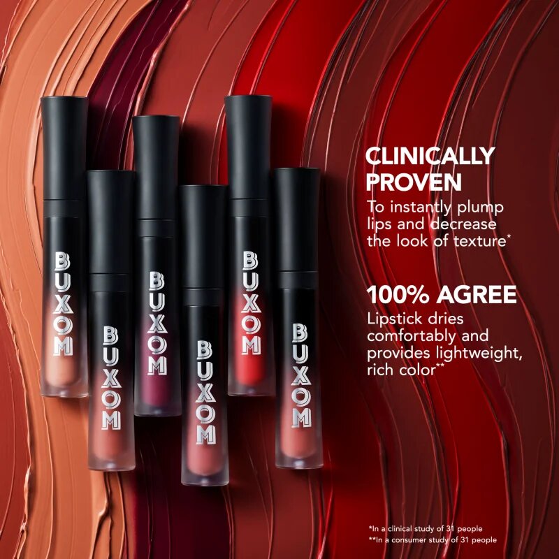 Buxom FULL ON™ PLUMPING LIQUID LIPSTICK MATTE tekutá rtěnka s matným efektem odstín Red Hot 3.5 ml