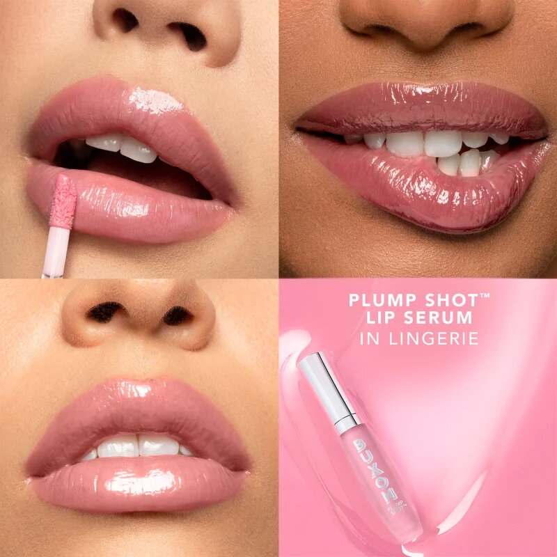 Buxom PLUMP SHOT™ COLLAGEN PEPTIDES ADVANCED PLUMPING LIP SERUM lesk na rty pro větší objem odstín SHEER TINTS Lingerie 4 ml