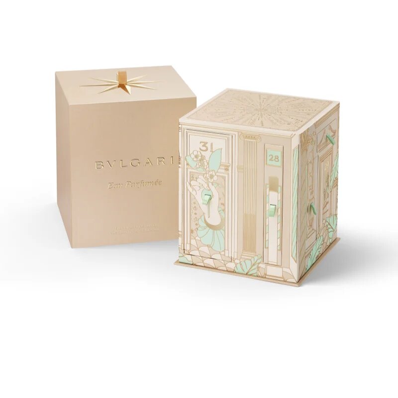 BVLGARI Eau Parfumée Calendar kalendář odpočítávání do Nového roku unisex