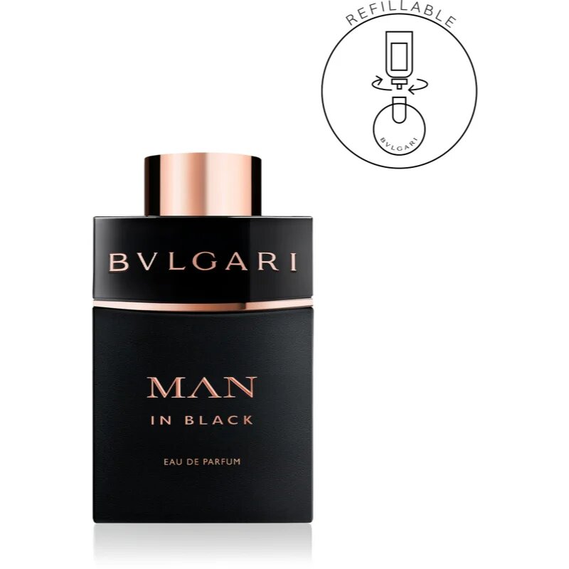 BVLGARI Man In Black parfémovaná voda plnitelná pro muže 150 ml