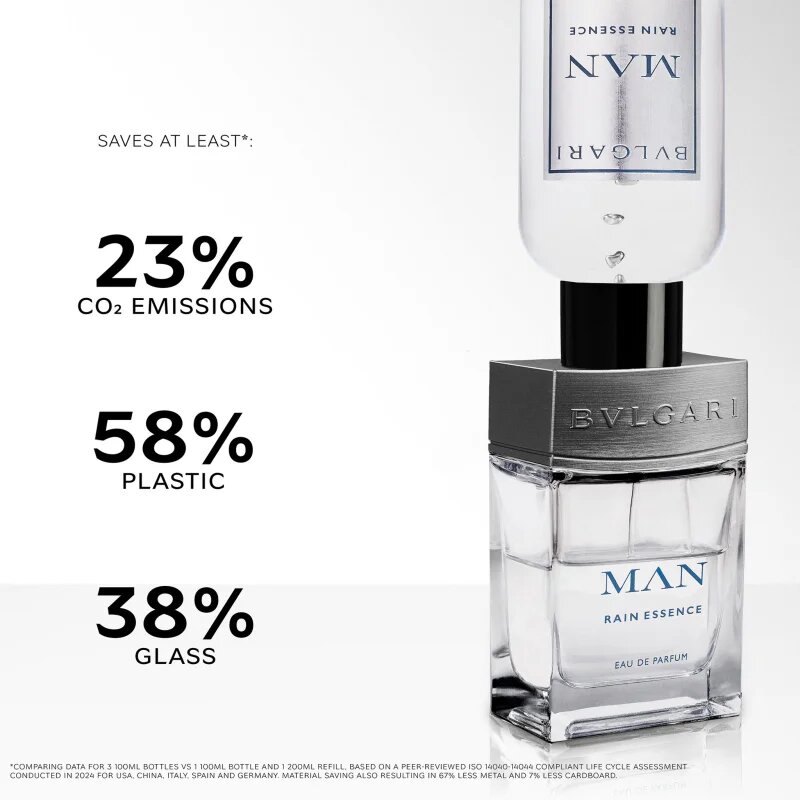 BVLGARI Man Rain Essence parfémovaná voda plnitelná pro muže 200 ml