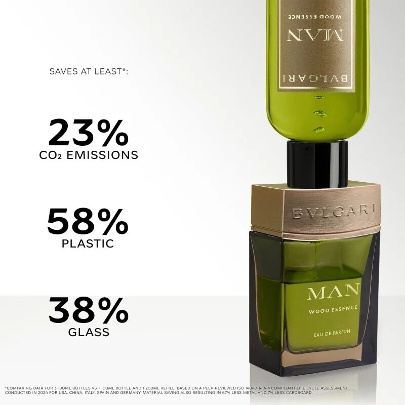 BVLGARI Man Wood Essence parfémovaná voda – náhradní náplň pro muže 200 ml