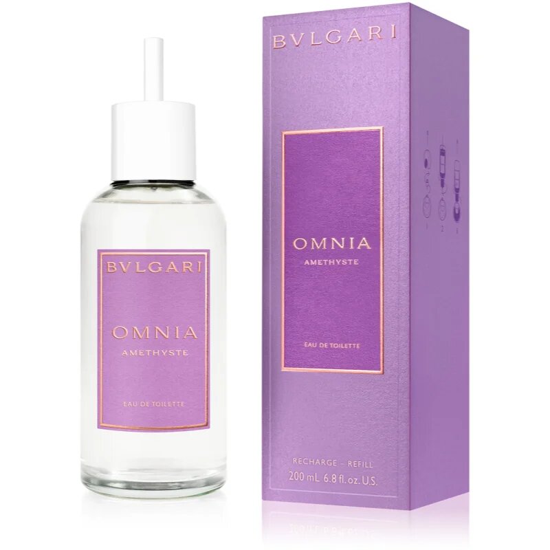 BVLGARI Omnia Amethyste toaletní voda plnitelná pro ženy 200 ml