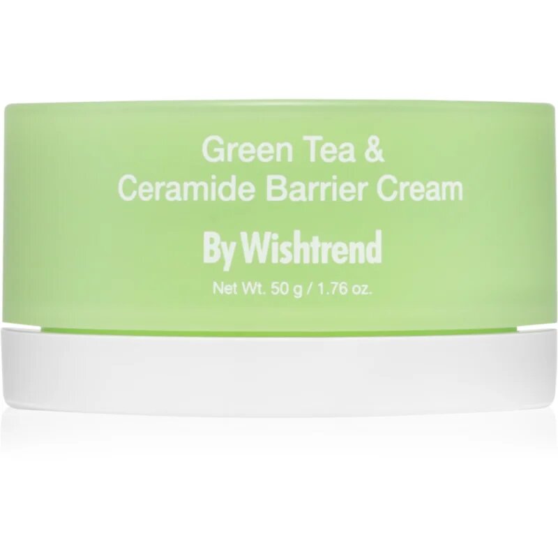 By Wishtrend Green Tea & Ceramide Barrier Cream hloubkově hydratační krém pro posílení kožní bariéry 50 g