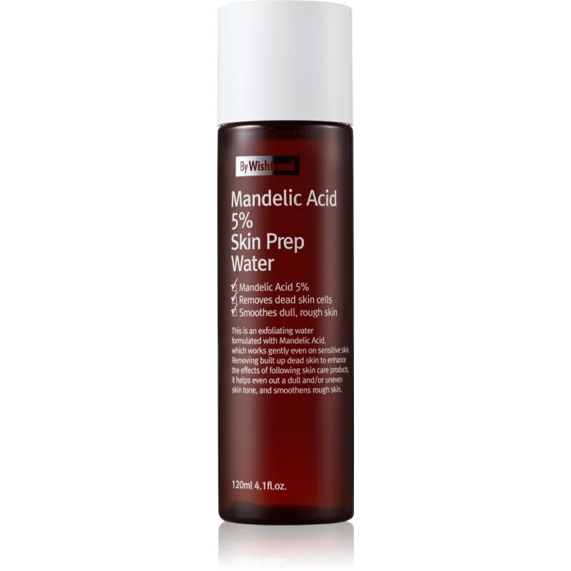 By Wishtrend Mandelic Acid 5% Prep Water exfoliační pleťová zjemňující voda 120 ml