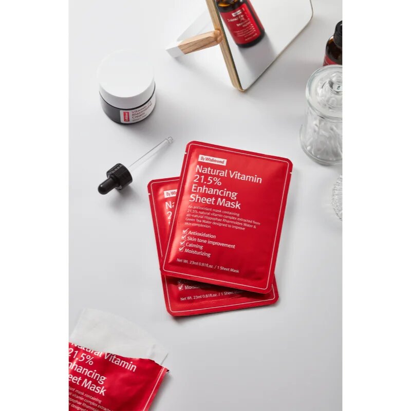 By Wishtrend Natural Vitamin posilující plátýnková maska 23 ml