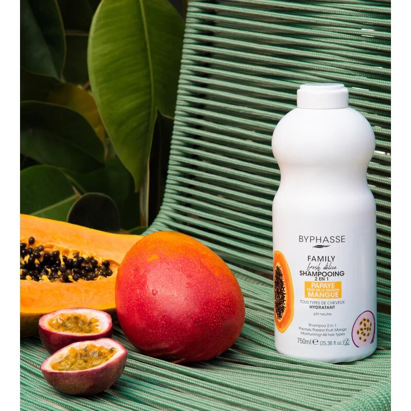 BYPHASSE Fresh Délice šampon a kondicionér 2 v 1 750 ml