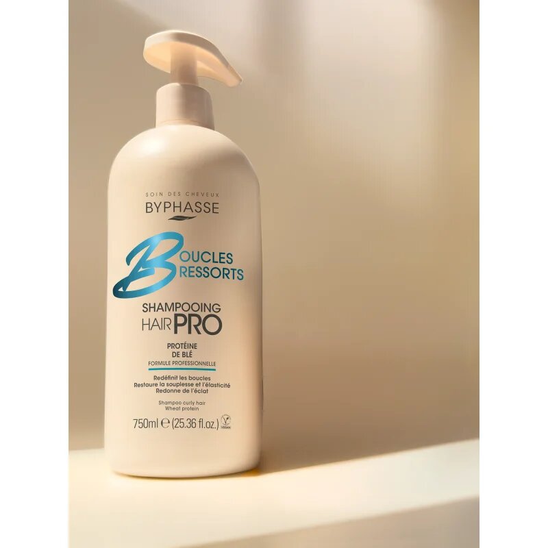 BYPHASSE Hair Pro šampon pro kudrnaté a vlnité vlasy 750 ml