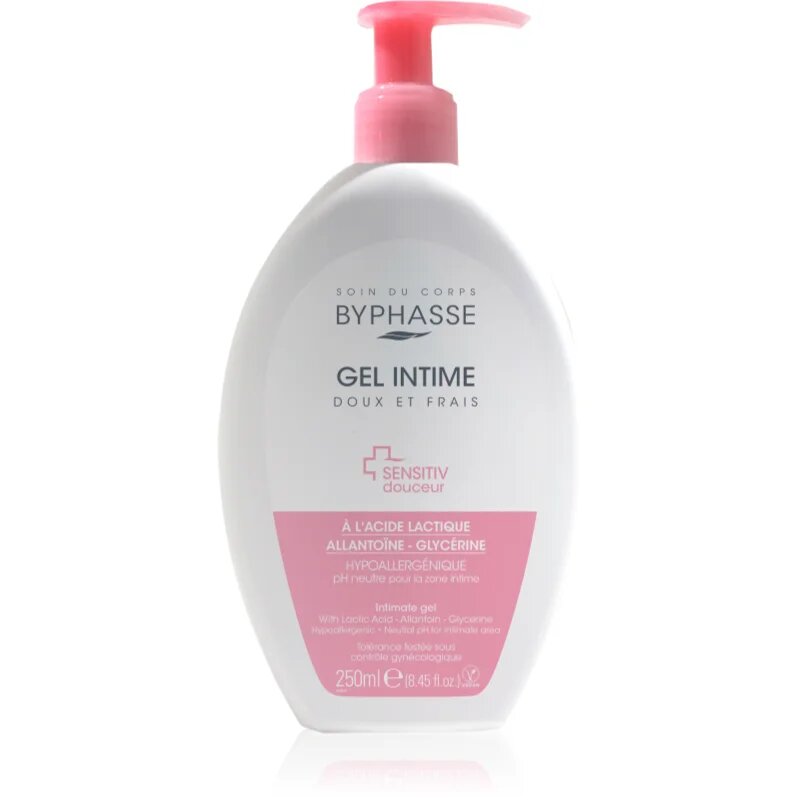 BYPHASSE Sensitiv gel na intimní hygienu 250 ml