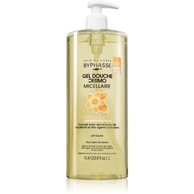 BYPHASSE Tiare Flower sprchový gel 1000 ml