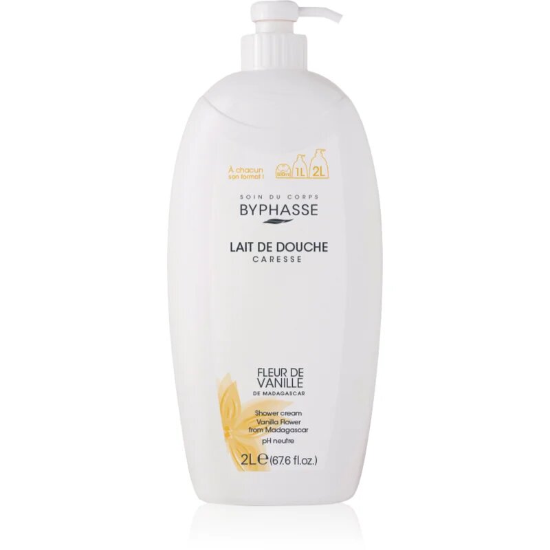BYPHASSE Vanilla sprchový krém 2000 ml