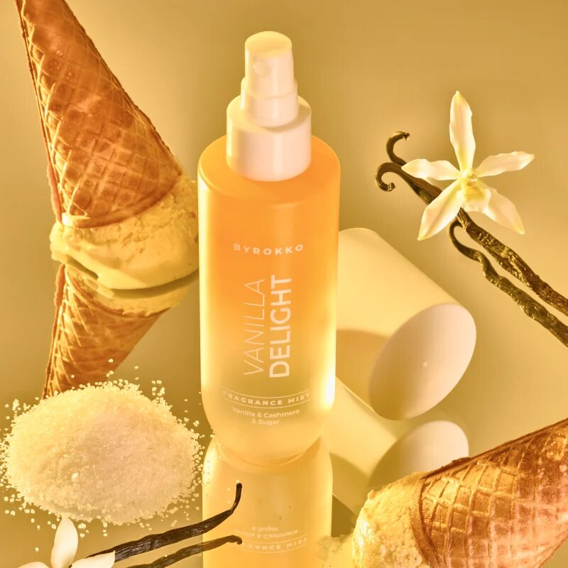 ByRokko Vanilla delight parfémovaný tělový sprej pro ženy 150 ml