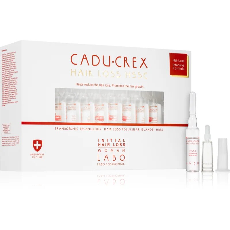 CADU-CREX Hair Loss HSSC Initial Hair Loss vlasová kúra pro ženy proti začínajícímu vypadávání vlasů pro ženy 20x35 ml